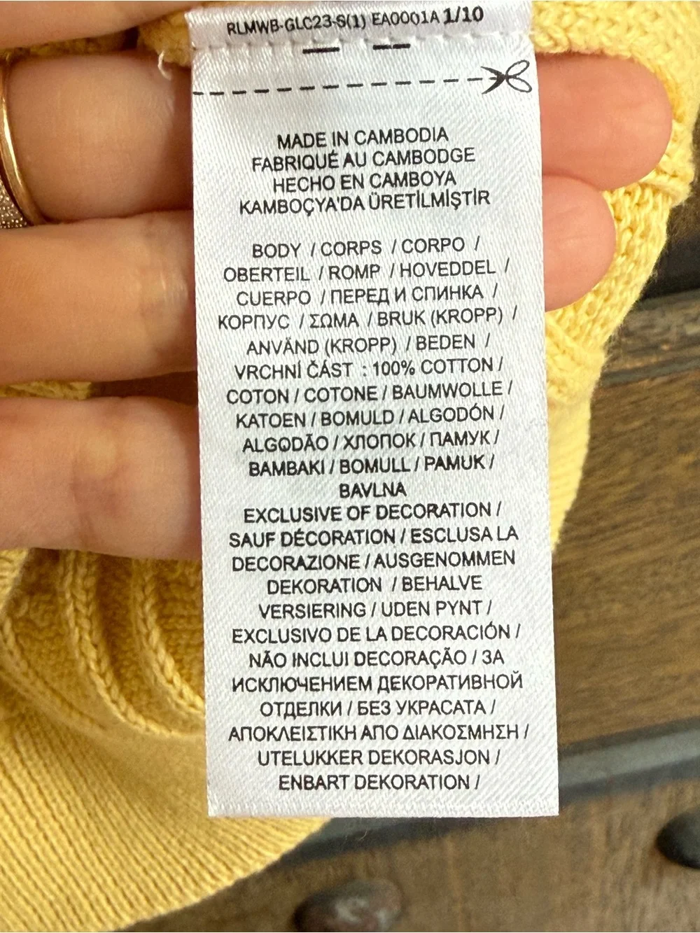 Ralph Lauren 100% brand